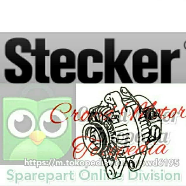 [Ori] Alternator Avanza Xenia 1300Cc 2012-2016 12V 80A Stecker Limited