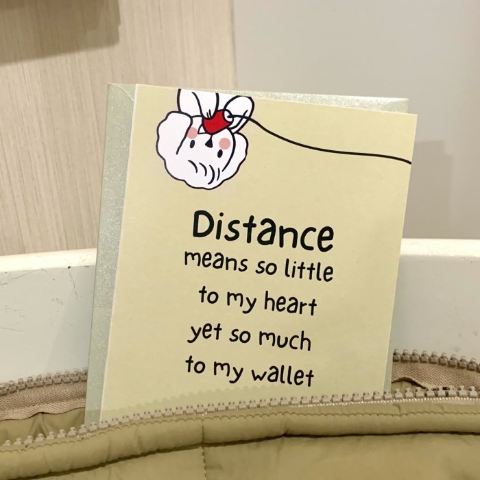 

Secret Writer Kartu Ucapan/ Birthday - Distance To You D + Amplop
