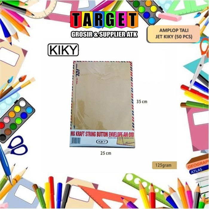 

Amplop Tali F4 Folio / Airmail Kertas Samson 310 Isi 50 Pcs