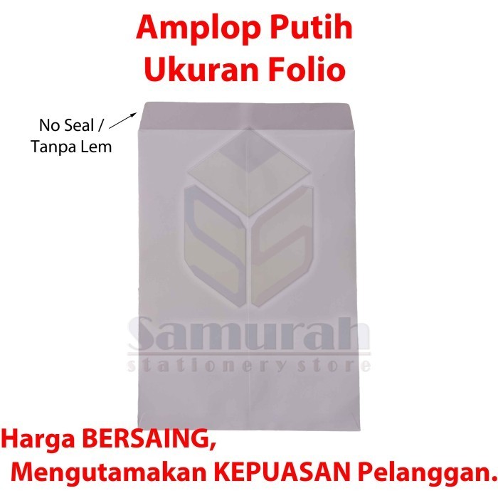 

Amplop Kertas Putih Neuro Ukuran Folio / F4 Berkas 24 X 35 Cm