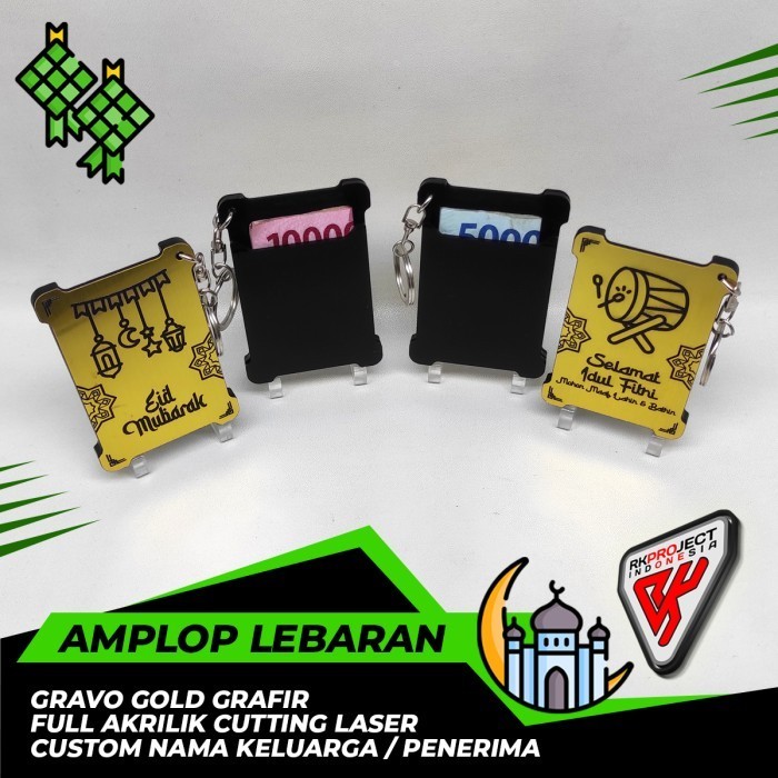 

Amplop Lebaran Idul Fitri Gantungan Full Akrilik