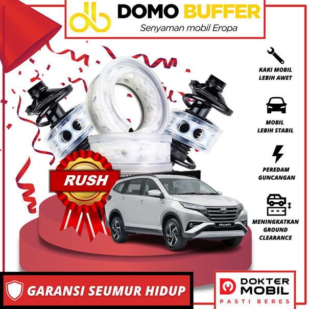[Original] Domo Buffer Mobil Rush Peredam Guncangan Spring Buffer Original Limited