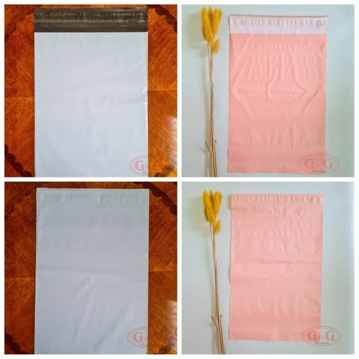 

Plastik Polymailer 36X50 100Pcs Putih Susu Polos Packing Amplop