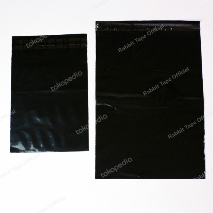 

Kantong Plastik Polymailer Hitam Glossy17X30, Amplop Packing Online