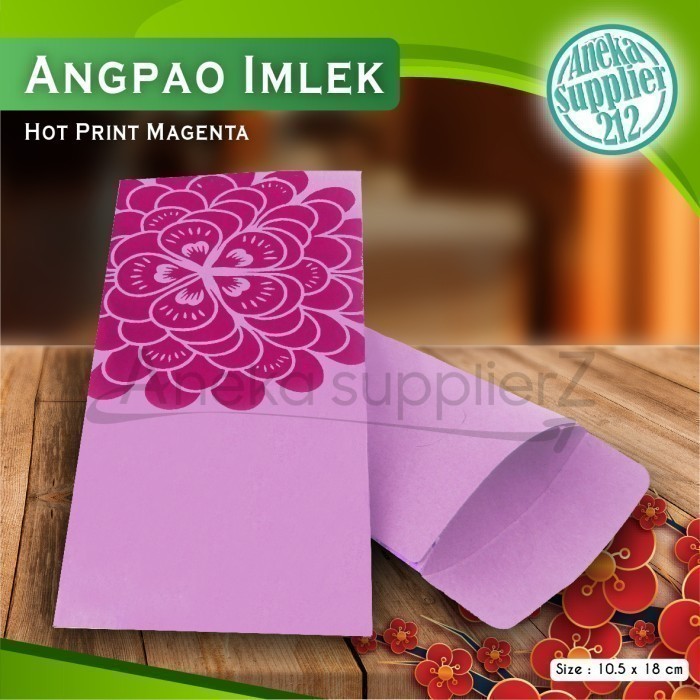 

Angpau Merah - Angpao Imlek -Amplop Imlek Ma 6 Pcs Pink