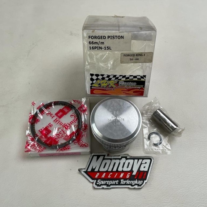 ✅Baru Piston Lhk 66 Pen 16 Forged Single Ring Berkualitas