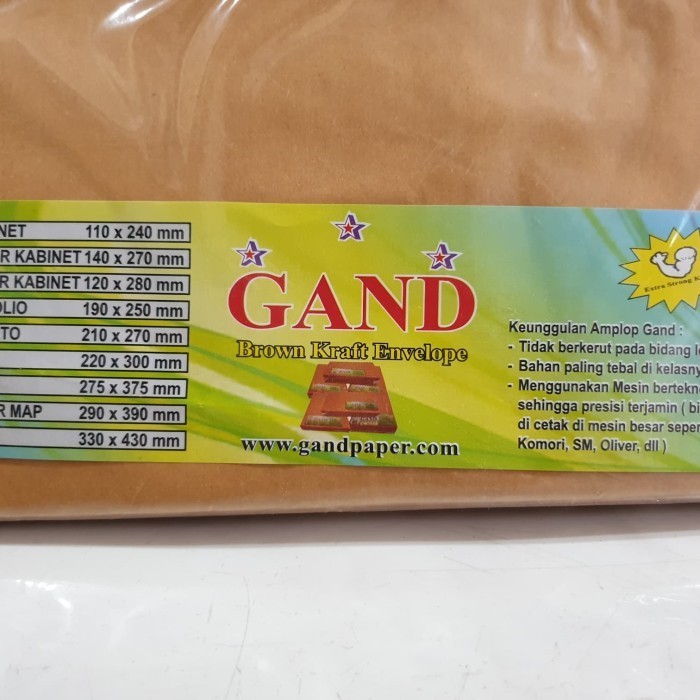 

Amplop A3 Gand 80Gsm - 43X33.5Cm