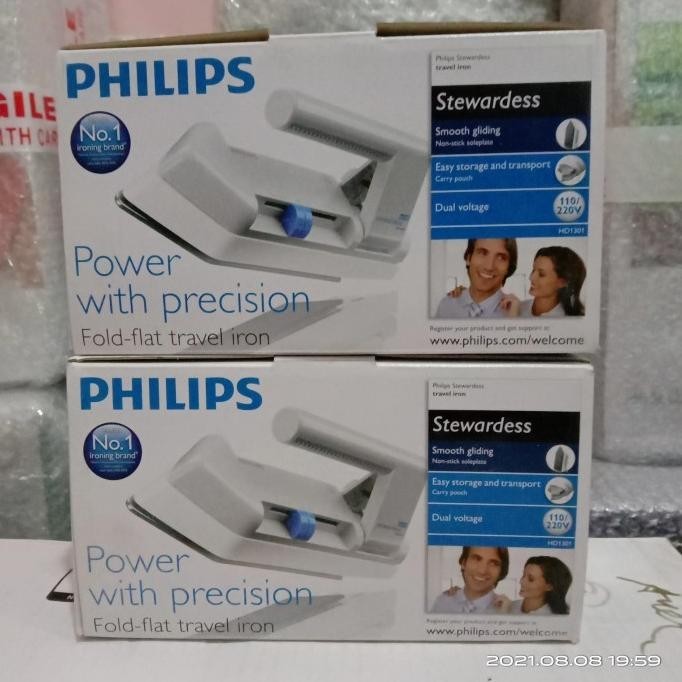 setrika travel philips HD 1301