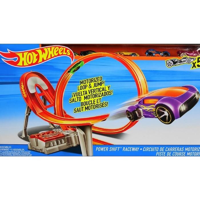 HOT WHEELS POWER SHIFT RACEWAY MOTORIZED LOOP TRACK HOTWHEELS TOMICA