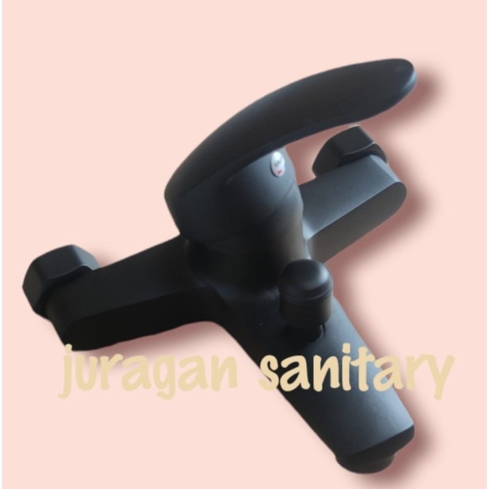✨COD Kran Air / Keran / Shower / Bathtub / Kran Panas Dingin Hitam Berkualitas