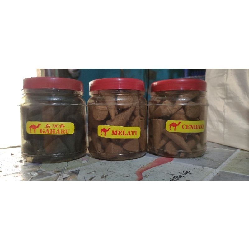 RB Dupa Kerucut Wangi Cendana,Melati,Gaharu ISI 50pcs