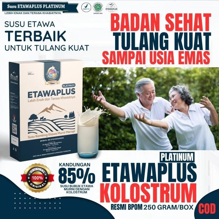 

TERBAIK ETAWAPLUS PLATINUM / SUSU KAMBING ETAWA MURNI MERAPI / 250GRAM