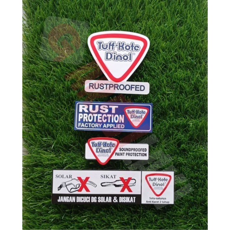 

Sticker Tuff Kote Dinol Paket Hemat