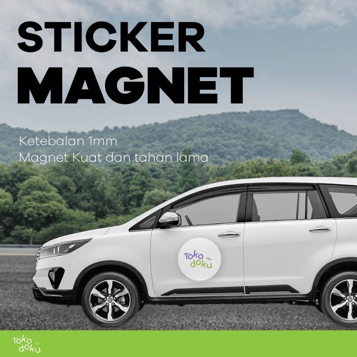 

Magnet Sticker Mobil / Sign Sticker Magnet / Sticker Magnet Kuat