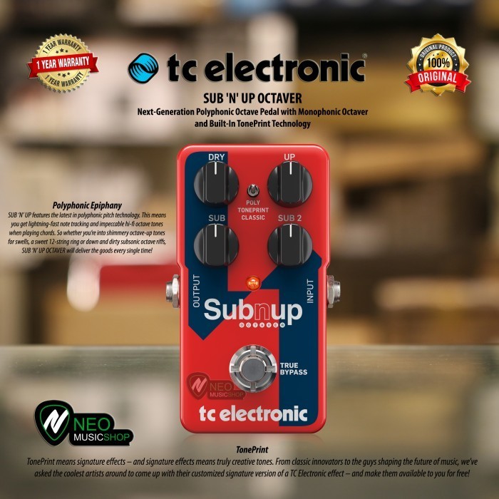 PROMO TC ELECTRONIC SUB 'N' UP OCTAVER #ORIGINAL