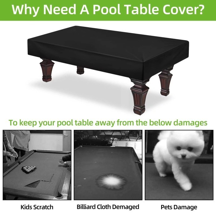 Anti-UV Billiard Table Cover Penutup Meja Billiard Cover Meja Billiard -ls01