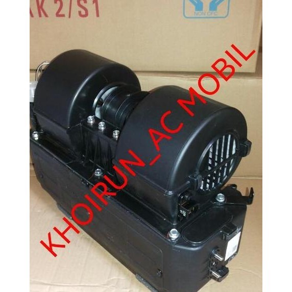 (bk haki) evaporator evap cooling coil unit a3 lengkap motor blower ac mobil daihatsu taruna merk : 