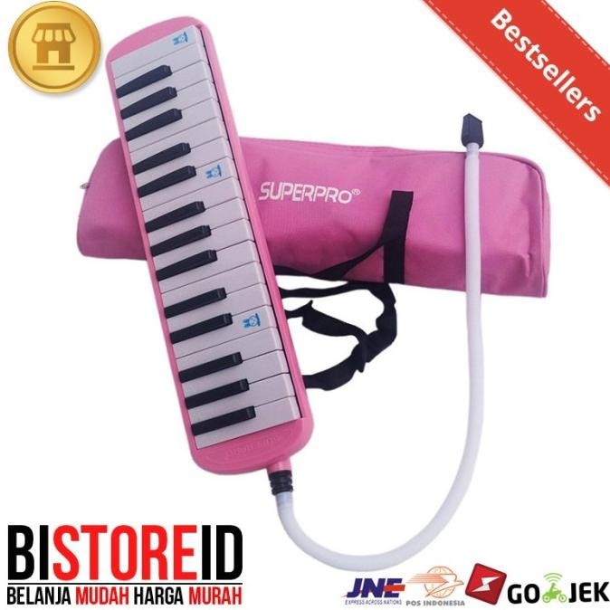 Alat Musik Pianika Superpro Pink Murah Mantap