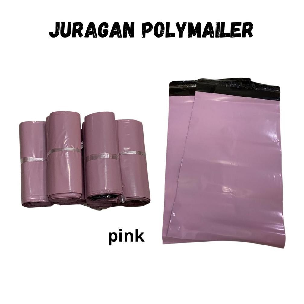 

TIO Amplop Plastik Polymailer SOFT PINK STD50 20x35 cm Isi 100 Pcs TERLARIS