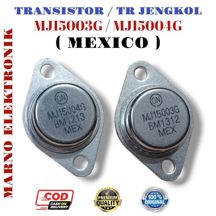 

Transistor Tr Jengkol Mexico Mj15003G Mj15004G 1 Set Meksiko Original Best