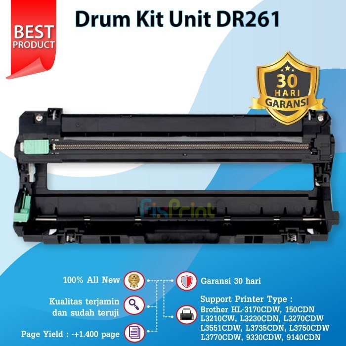 Drum Kit Unit Dr261 Dr263 Dr-261 Dr-263 Dr261 Tn261 Tn263 New Best