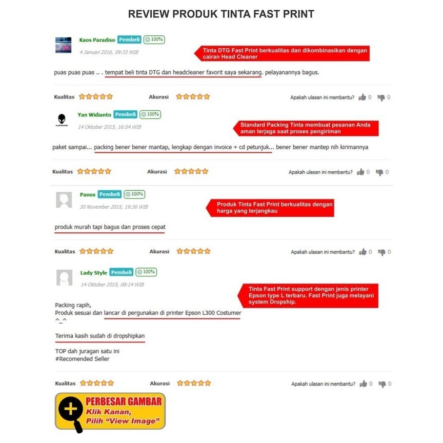

Tinta Refill Dye Based Photo Premium 100Ml Best
