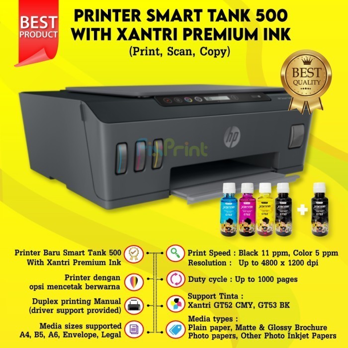 Printer Hp Smart Tank 500 All-In-One Printer - Hp Smarttank 500 Best