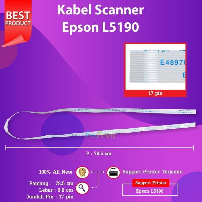 Kabel Scanner Epson L5190 Flexible Cable Head Scan Printer L5190 Best