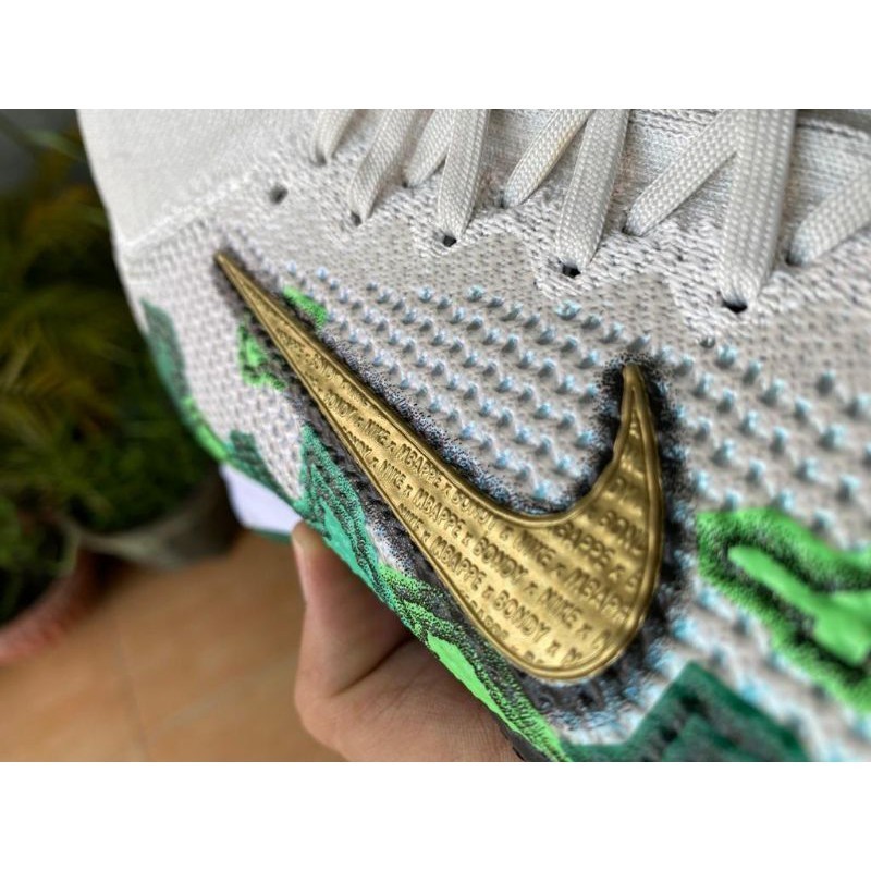 [MAD SPORT] Sepatu Futsal Mercurial Superfly 7 Elite Mbappe Electro Green