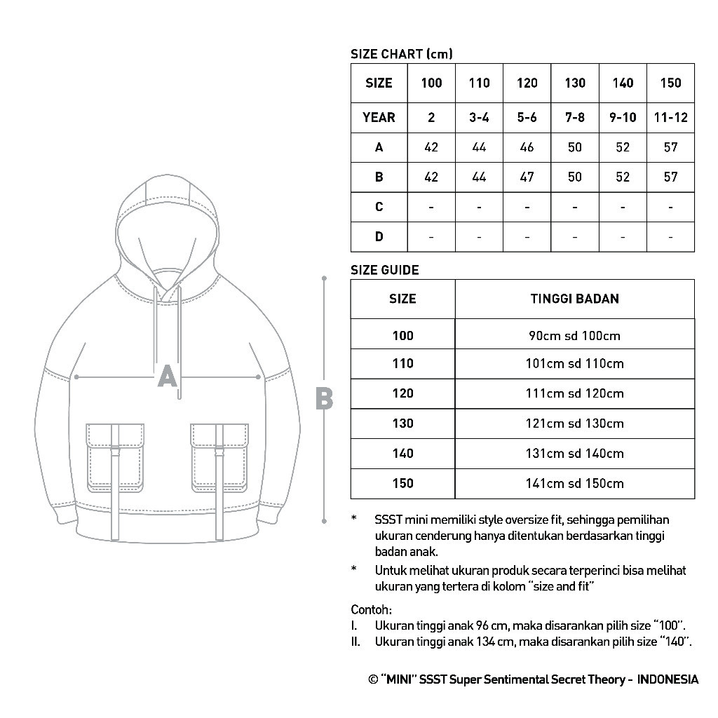 [GET IT QUICKLY] BbBggs MINI SSST Underhood Oversize Hoodie Mustard