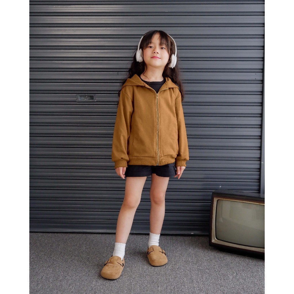 [GET IT QUICKLY] BbBggs XANDER HOODIE JACKET Jacket Anak Unisex Jaket Hoodie Anak Outer Anak Jaket