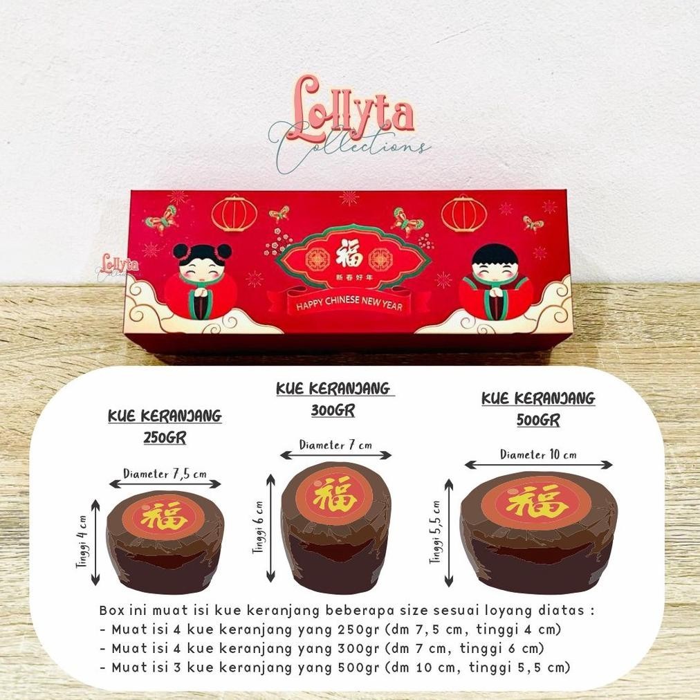 

TRY Box Brownis uk. 30 x 10 x 6 cm tema Imlek CNY 2023 TERLARIS