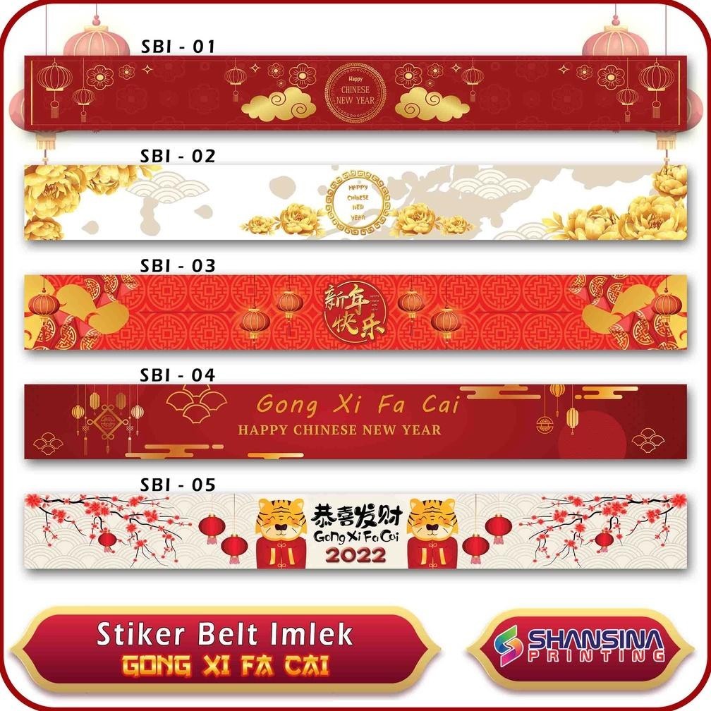 

TRY Stiker Belt Imlek / Stiker belt Segel Hampers Chiness New Year TERLARIS