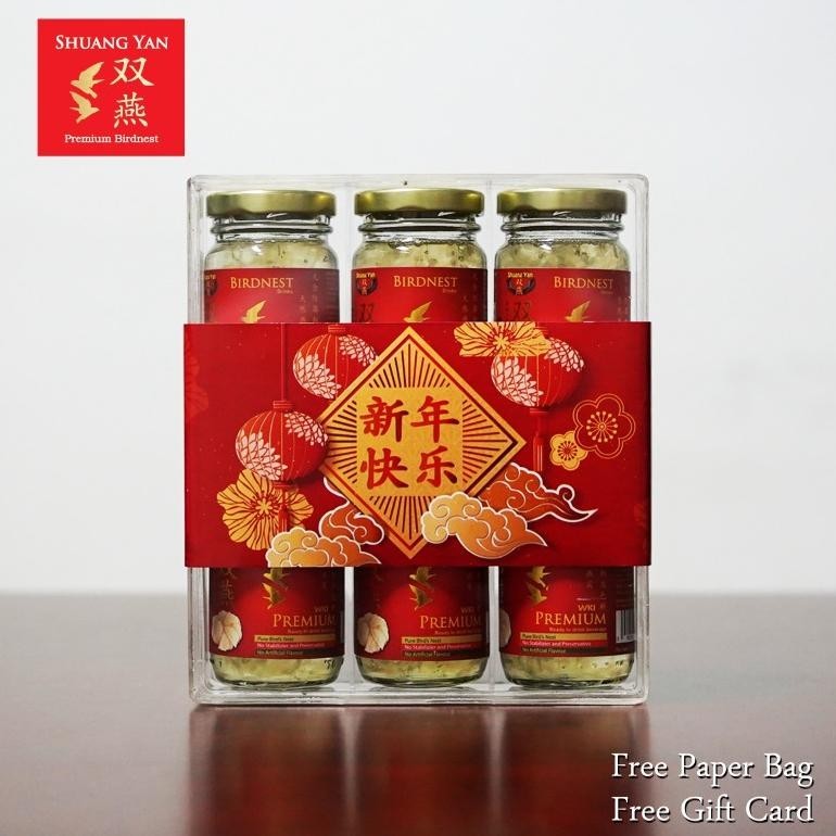 

TRY SHUANG YAN - Imlek Hampers - Gift Box - Bingkisan - Parcel - Natal Hampers - Minuman Sarang Burung Walet TERLARIS