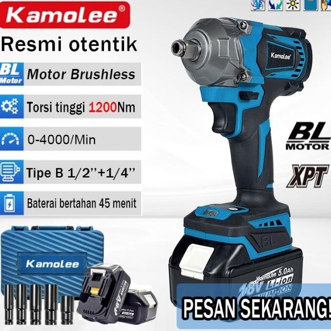 Impact Wrench Kamolee Dtw500 1200Nm