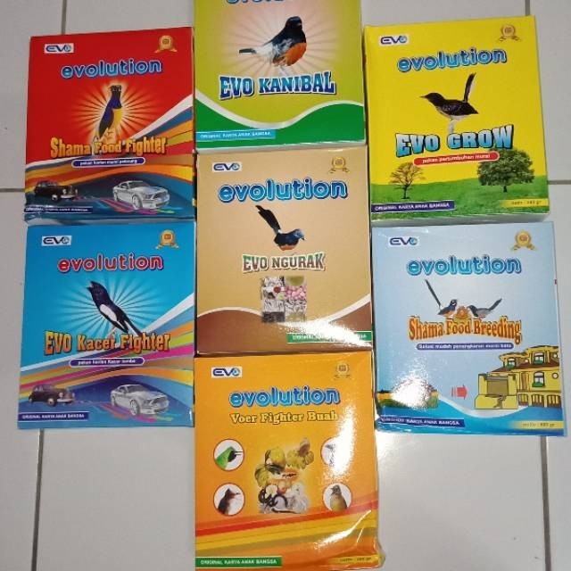 Voer Evolution Voer Evo Shama Food Fighter Pakan Burung Murai Batu