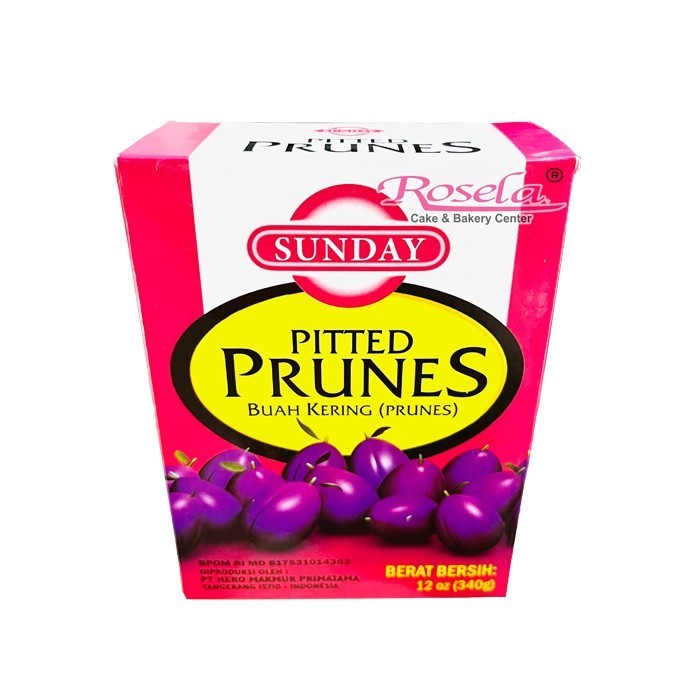 

Mazin - Sunday Pitted Prunes 340 Gr / Prune Plum Sunday Manisan - Buah Kering