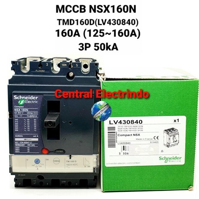 Mccb Nsx 160N 3P 160A Schneider.