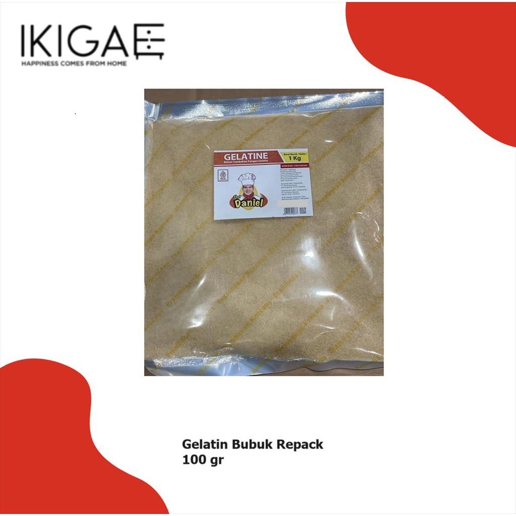 

Gelatine Powder / Gelatin Bubuk Halal Repa 100 Gr