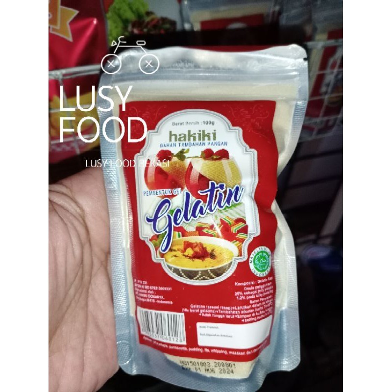 

Gelatin Powder Gelatin Hakiki Bubuk 100Gr Halal Mui