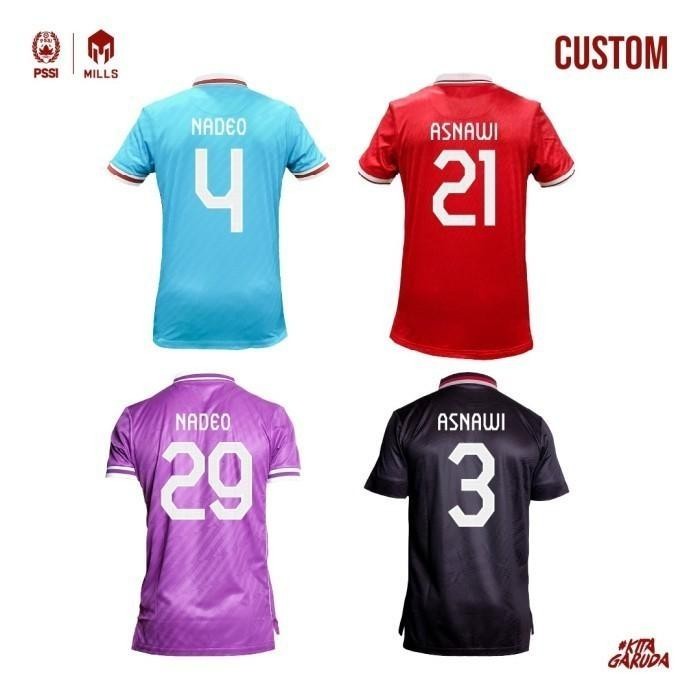 Mills Nameset Jersey Timnas 2022 Custom ( Hanya Nameset Jersey Saja )