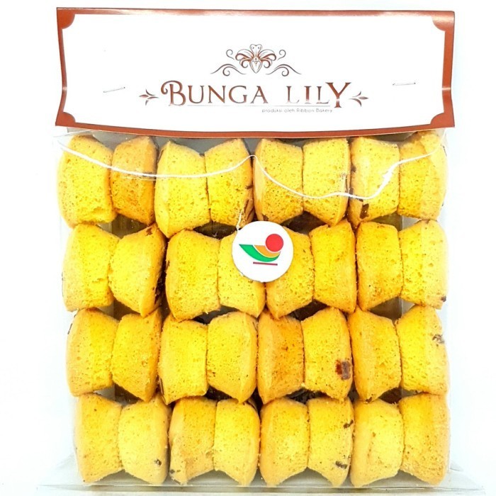 

*#*#*#] BUNGA LILY BOLU SPECIAL THE RIBBON 90gr KUE KERING CAMILAN SURABAYA