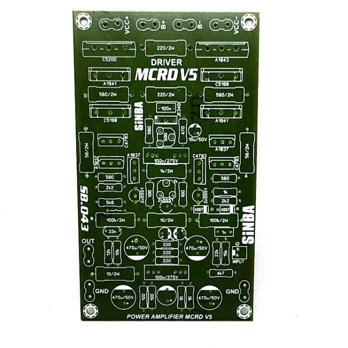SB043 PCB POWER MCRD V5 V 5 Mono low sub