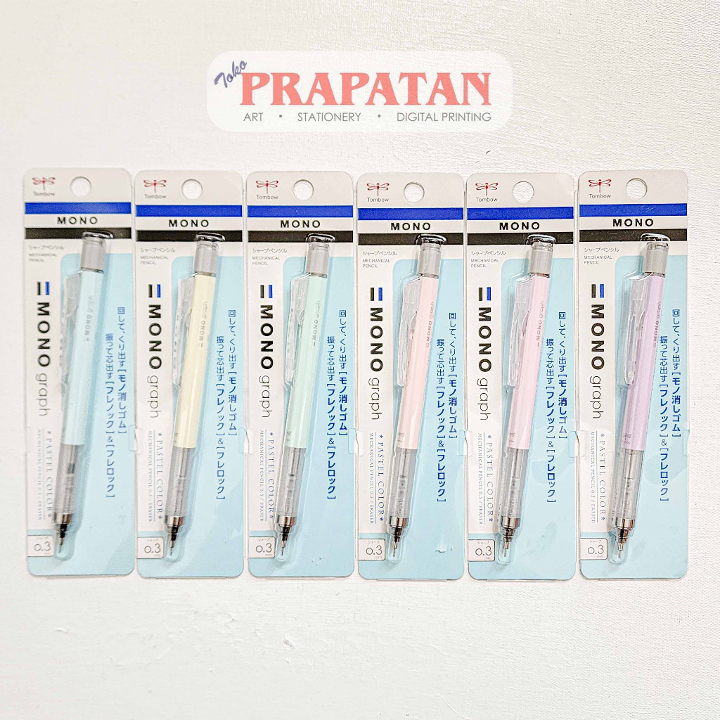 

Tombow Mono Graph Pastel Mechanical Cil Sil Mekanik