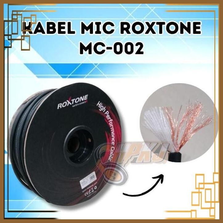 [KWJ] KABEL MICROPHONE ROXTONE MC-002 kabel mic roxtone mc-002