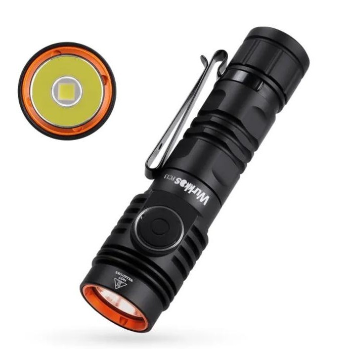 Senter Wurkkos FC13 3500 Lumens USB-C dengan RGB AUX Button Anduril 2.0