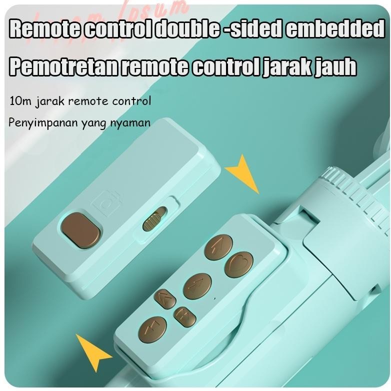 Promo Tahun Baru Topsot Tongsis Selfie Stick Tripod Bluetooth Remote Shutter 7 Kunci Selfie Stick Mi