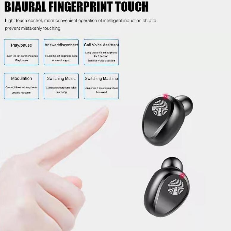 Big Sale Jovitech Headset Bluetooth F9 Tws Earphone Bluetooth 5.3 Nirkabel Powerbank 2000Mah Display