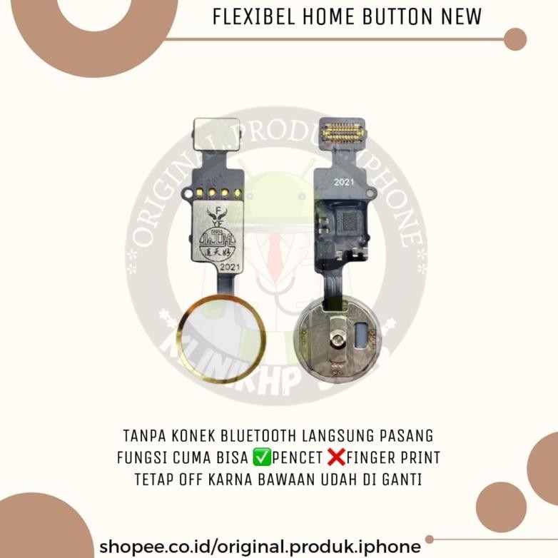 Gratis Ongkir Flexibel Home Button Iphone 8Plus-7Plus-Se20-Ip 7-8 New Bayar Ditempat