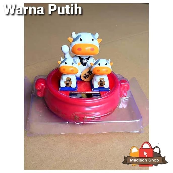 

Pajangan Kerbau Goyang Tenaga Kado Imlek Mainan Kebo Solar Baru Limited Edition